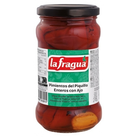 Pimiento Piquillo Entero con Ajo Tarro-314