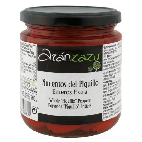 Pimiento Piquillo Entero Extra Tarro-370