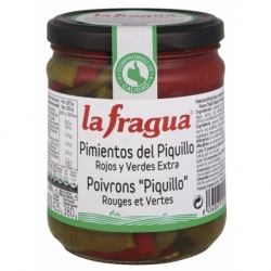 Pimiento Piquillo Rojo y Verde Extra Tarro-460