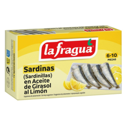 Sardinillas 6-10 en Girasol al Limón Lata RR-90