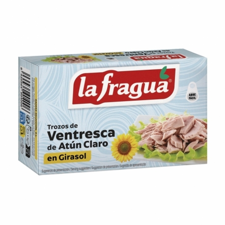 Ventresca de Atún Claro Trozos en Girasol OL-120