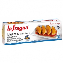 Mejillones en Escabeche Lata RO-85 *Pack-3*