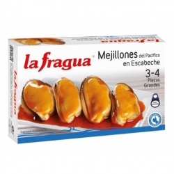 Mejillones 3-4 en Escabeche Lata RR-125