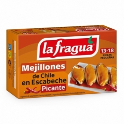 Mejillones 13-18 en Escabeche Picante Lata OL-120