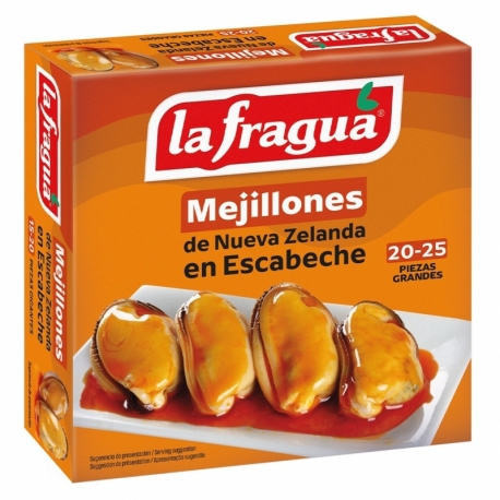 Mejillones 20-25 en Escabeche Lata RO-550