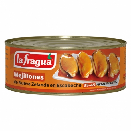 Mejillones 35-45 en Escabeche Lata RO-1000