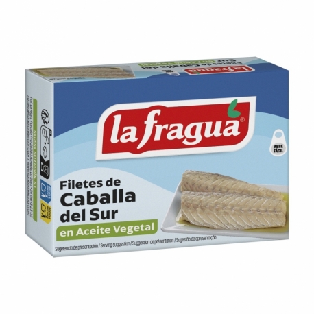Filetes de Caballa del Sur en Aceite Lata RR-125