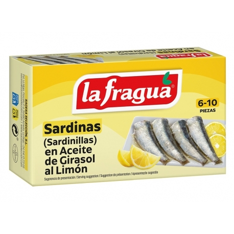 Sardinillas 6-10 en Girasol al Limón Lata RR-90