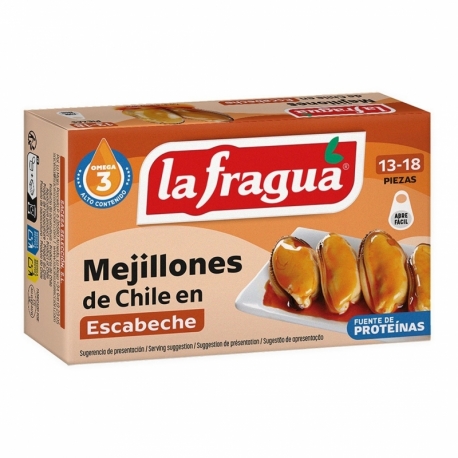Mejillones 13-18 en Escabeche Lata OL-120
