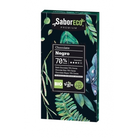 Chocolate Negro 70% Cacao BIO 80 g