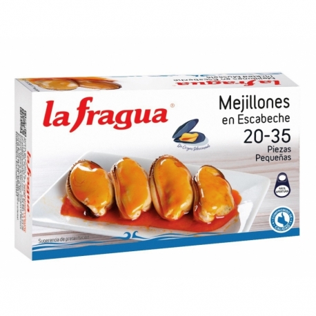 Mejillones 19-35 en Escabeche Lata OL-120