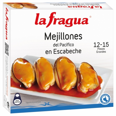 Mejillones 12-18 en Escabeche Lata RO-280