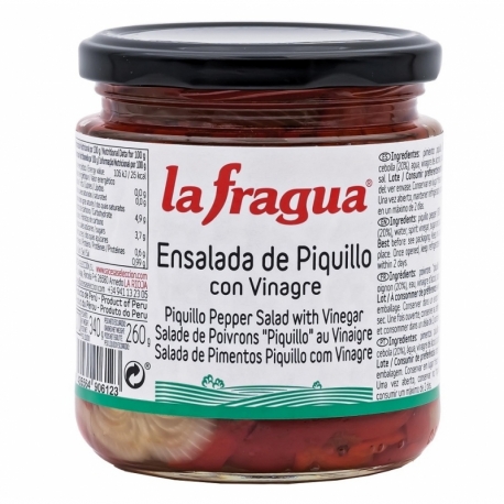 Pimiento Piquillo en Tiras con Cebolla Tarro-370