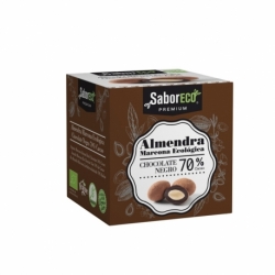 Almendra con Chocolate Negro 70% BIO 80 g