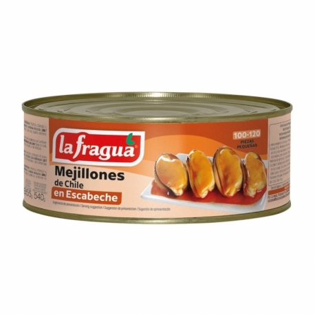 Mejillones 100-120 en Escabeche Lata RO-900