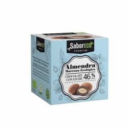 Almendra con Chocolate Leche 46% BIO 80 g