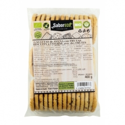 Galletas de Avena con Frutas BIO Bandeja 400 g