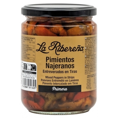 Pimiento Najerano Entreverado en Tiras I Tarro-445
