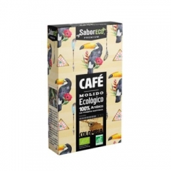 Café Molido Colombia BIO Caja 250 g al Vacío