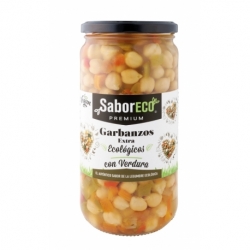 Garbanzos con Verdura BIO Tarro-720