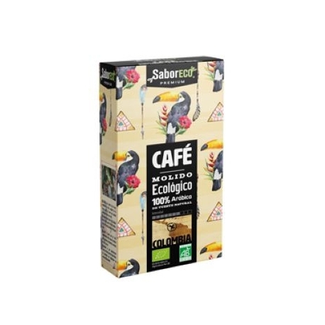 Café Molido Colombia BIO Caja 250 g al Vacío