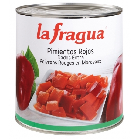 Pimiento Morrón Dados Extra Lata 3 kg