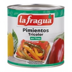 Pimiento Morrón Tricolor Tiras I Lata 3 kg