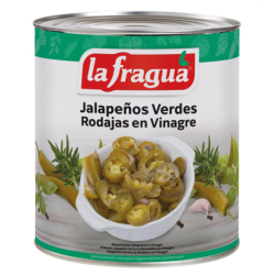 Jalapeños Verdes en Rodajas Lata 3 kg (A10)