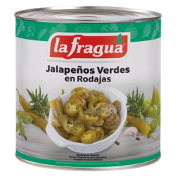 Jalapeños Verdes en Rodajas Lata 3 kg (A10)