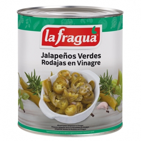 Jalapeños Verdes en Rodajas Lata 3 kg (A10)