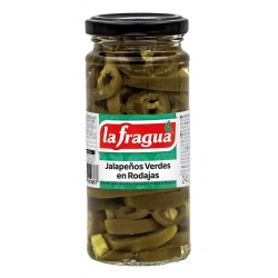 Jalapeños Verdes en Rodajas Tarro-240