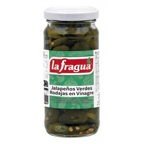Jalapeños Verdes en Rodajas Tarro-244