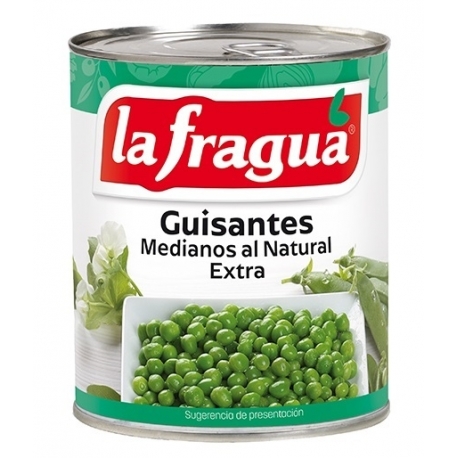 Guisantes Medianos al Natural Extra Lata 1/4 kg