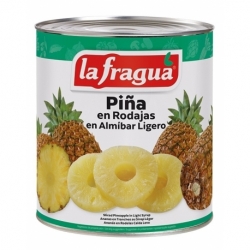 Piña en Almíbar Ligero Rodajas 50-60 Lata 3 kg (A10)