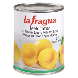 Melocotón Almíbar Ligero Mitades 6-10 Extra Lata 1kg