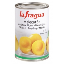 Melocotón Almíbar Ligero Mitades 6-10 Extra Lata 1kg