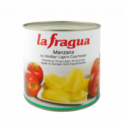 Manzana en Almíbar Ligero Cuarteada Lata 3 kg
