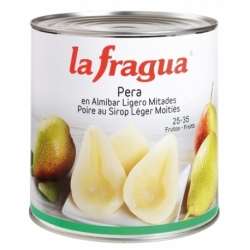 Pera en Almíbar Ligero Mitades 25-35 I Lata 3 kg