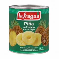 Piña en su Jugo Rodajas 50-65 Lata 3 kg (A10)