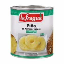 Piña en Almíbar Ligero Rodajas 50-60 Lata 3 kg (A10)