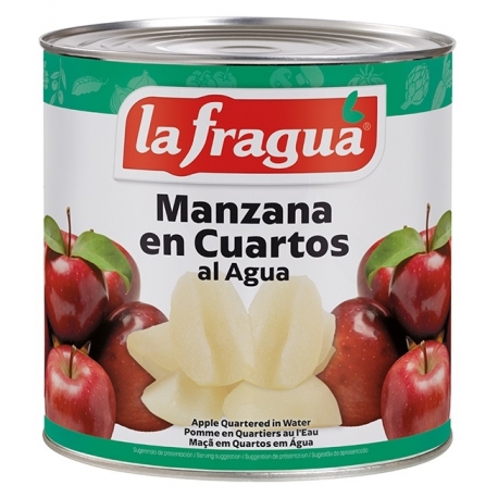 Manzana al Agua Cuarteada Lata 3 kg