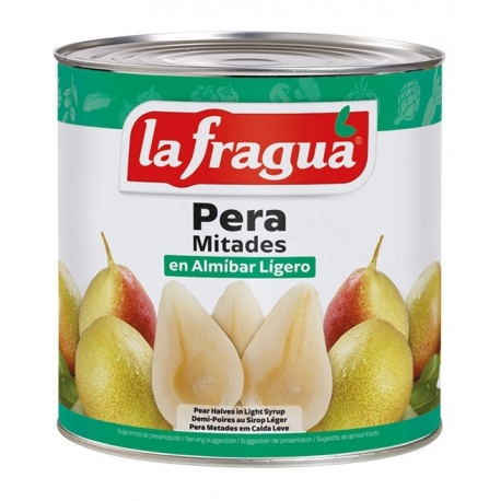 Pera en Almíbar Ligero Mitades 25-35 I Lata 3 kg
