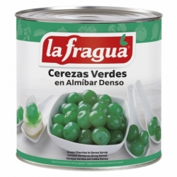 Cerezas Verdes en Almíbar Denso I Lata 3 kg