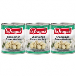 Champiñón Entero I Lata 1/4 kg *Pack3*