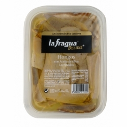 Hongos Laminados con Oliva Bandeja 150 g