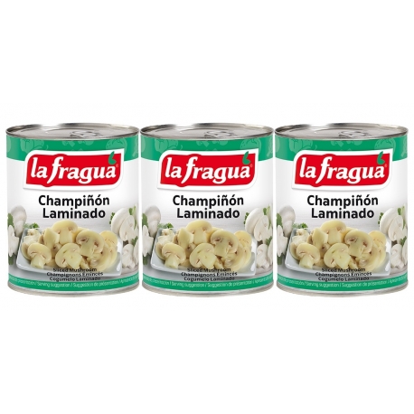 Champiñón Laminado I Lata 1/4 kg *Pack3*
