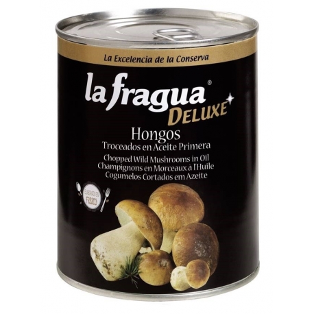Hongos en Oliva Virgen Extra Lata 1 kg
