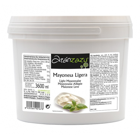 Mayonesa Ligera (29% Aceite) Cubo 3600 ml