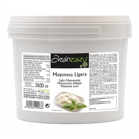 Mayonesa Ligera (29% Aceite) Cubo 4 kg