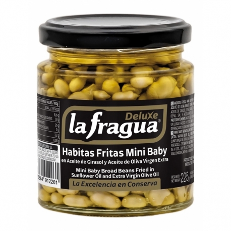 Habitas Fritas Mini Baby en Girasol y OVE Tarro-250